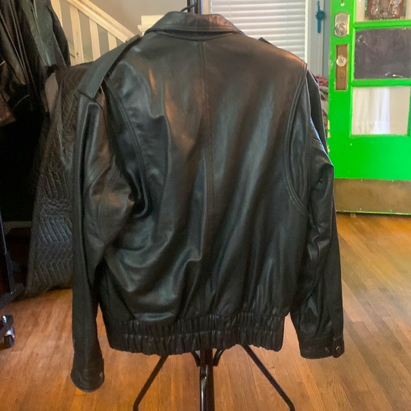 ERIC JOHNSON LEATHER JACKET - Picture 2 of 4